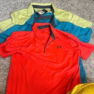 Under Armour Men's Polo Shirt - Vibrant Red